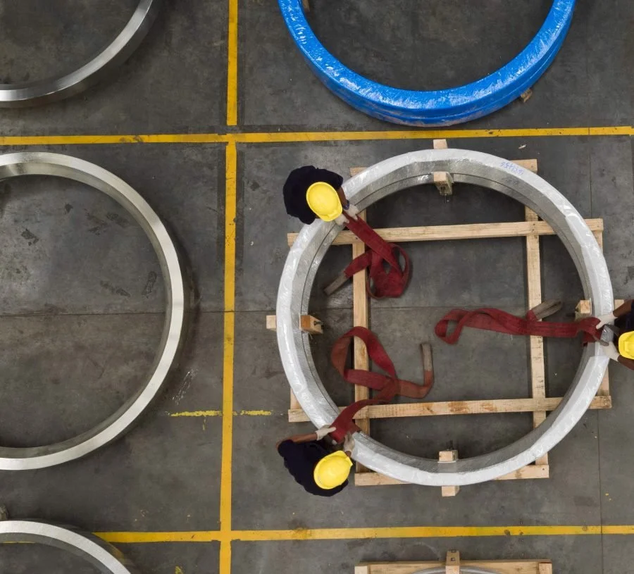 Rings prepared for export